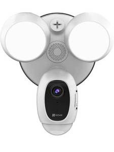 lot 62046 image: Floodlight Security Camera WiFi 1080P, Motion-Activated Enhanced with PIR&H265, Floodlight&Siren Alarm, Starlight Color Night Vision, Two-Way Audio, Weather Proof