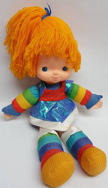 lot 6075 image: Well kept and very clean 1983 Vintage Rainbow Brite Doll 18 tall