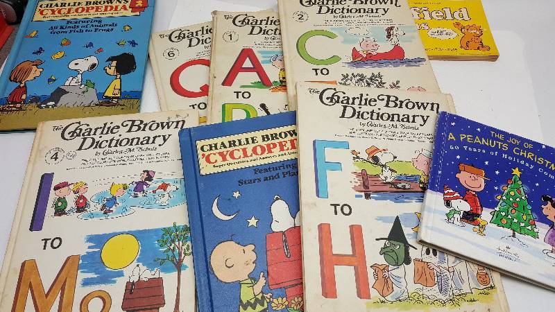 lot 6063 image: Big lot of childrens books from Charlie Brown