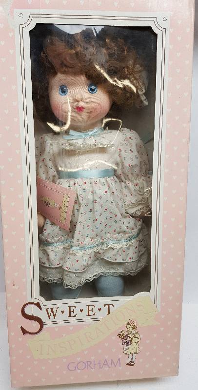 lot 6071 image: Jabez Gorham Artist Doll inspired Vintage new in the box