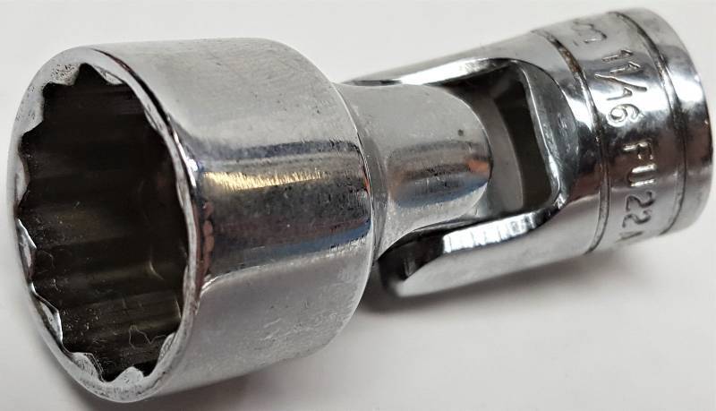 lot 6202 image: New Snap On Tools FU22A 38 Drive 12-Point SAE 1116 Flank Drive� Universal Socket