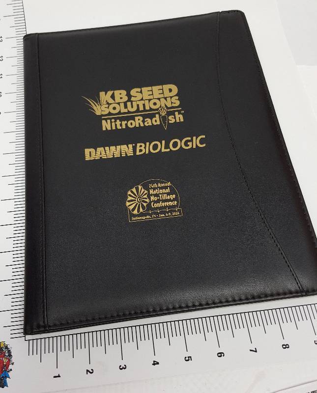 lot 8526 image: Cool looking and new padded professional portfolio with an 8-12 X 11 paper pad ready