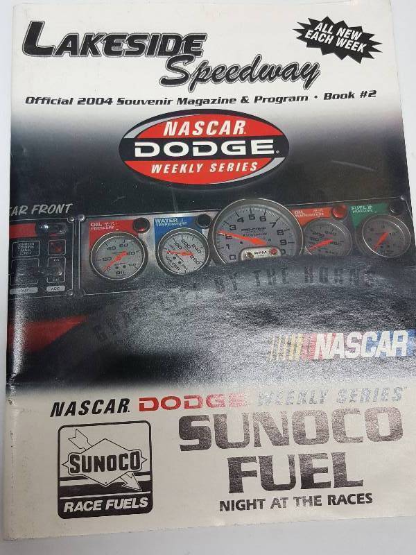 lot 8614 image: Great to look thru is this Lakeside Speedway blast from the past program from Kansas City Kansas