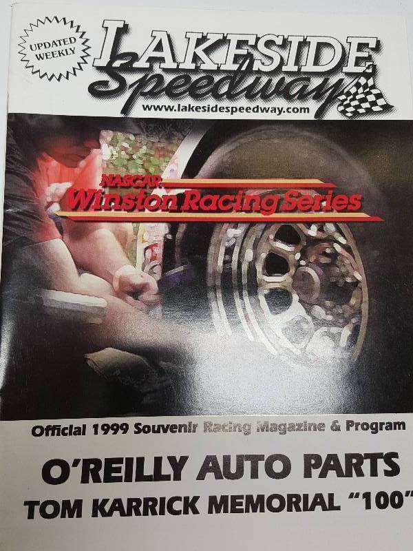 lot 8618 image: Great to look thru is this Lakeside Speedway blast from the past program from Kansas City Kansas