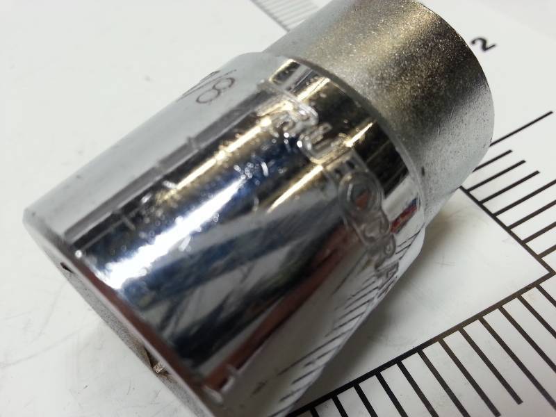 lot 8760 image: NEW TRUCRAFT Tools HD 34 drive 78 12-point Chrome Vanadium short 2 long socket