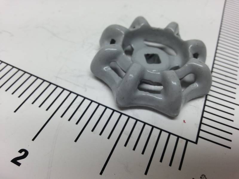 lot 8793 image: New single Nibco gate valve replacement hand wheel with .275 square stem hole