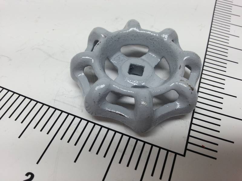 lot 8794 image: New single Nibco gate valve replacement hand wheel with .275 square stem hole