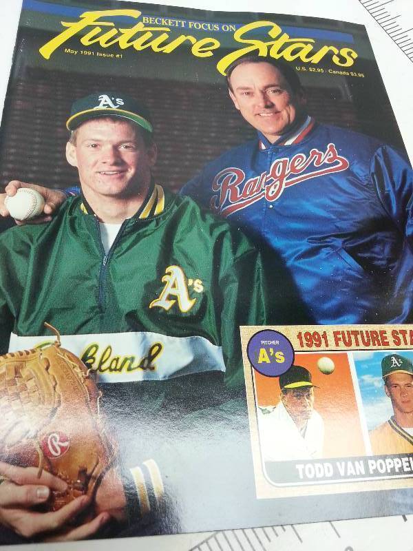 lot 8952 image: May 1991 Becketts Baseball Card Monthly edition.  Does anybody collect these old card price guides.