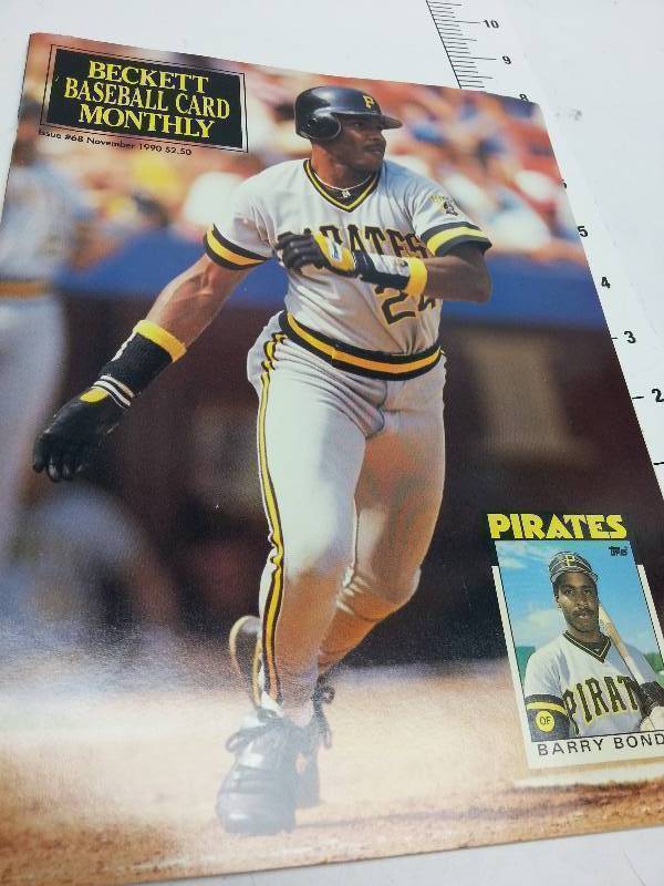 lot 8954 image: November 1990 Becketts Baseball Card Monthly edition.  Does anybody collect these old card price guides.