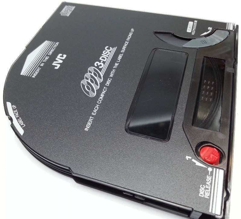 lot 9253 image: NEW in the original sealed package a vintage JVC 3 CD Compact Disc Magazine XC-M30