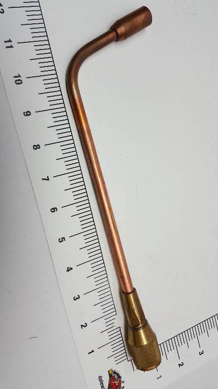 lot 6056 image: Oxygen Acetylene heating torch with tip