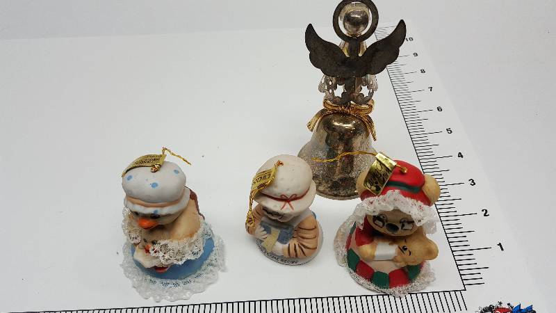 lot 6014 image: This lot will make it easy to add 4 different collectable bells to your collection or decoration