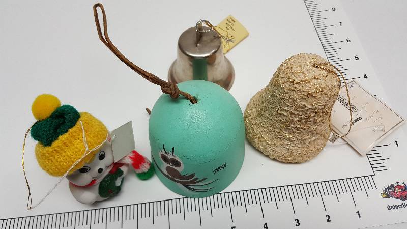 lot 6013 image: This lot will make it easy to add 4 different collectable bells to your collection or decoration