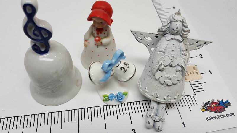 lot 6016 image: This lot will make it easy to add 4 different collectable bells to your collection or decoration