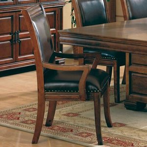lot 41021 image: New In Box Dining Arm Chair - Set Of 2 - Retail $2200