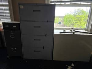 lot 41024 image: 4 Assorted Size File Cabinets