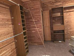 lot 41035 image: Closet Shelving and Cedar Walls