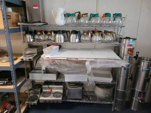 lot 41113 image: 5ft X 12in X 63in Metal Shelf - Contents Not Included