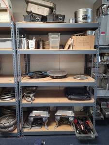 lot 41115 image: 4ft X 2ft X 6ft Heavy Duty Shelf - Contents Sold Separately