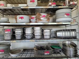 lot 37030 image: Assortment Of Stainless Well Pans