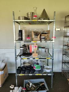 lot 37044 image: Metal Shelf - Contents Not Included