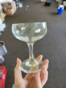 lot 37055 image: (15) Short Martini Glasses
