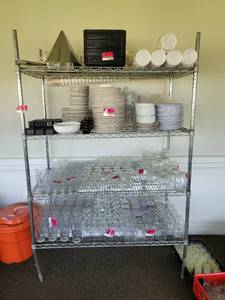 lot 37063 image: Metal Shelf - Contents Not Included