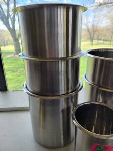 lot 37103 image: (6) Stainless Soup Terrains