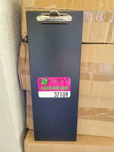 lot 37109 image: 5 Cases Of Menu Clipboards
