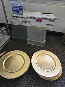 lot 37133 image: Assorted Lot W Gold Platers, Coffee Stirrers, and More
