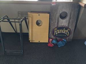lot 37298 image: Lot of Assorted Yard Games (Cornhole)