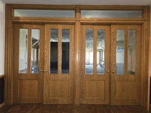 lot 37305 image: Oak Double French Doors