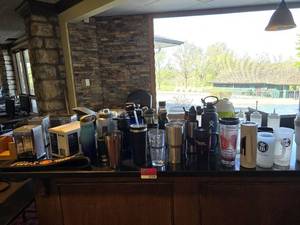 lot 37331 image: Lot W Assorted Cups, Napkin Dispensers, and More
