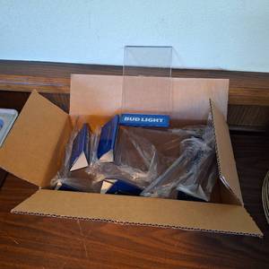 lot 37348 image: Lot of Bud Light Bar Stands