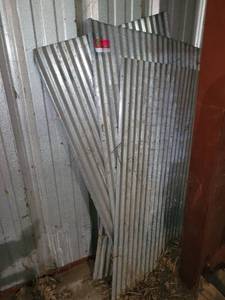 lot 27022 image: Lot of (4) Approx 50in Sheet Metal
