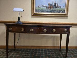 lot 37391 image: Hickory Chair 56in Secretary Desk