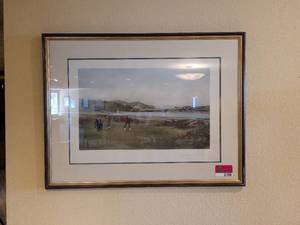 lot 37398 image: Print Of The Putting Green by Douglas Adams