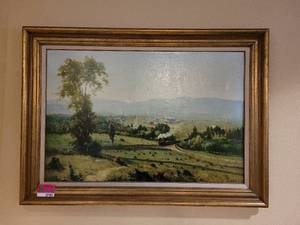 lot 37401 image: Beautiful Valley Printed Painting