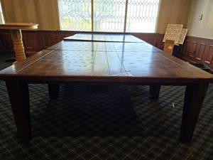 lot 27072 image: 6ft Wood Dining Room Table