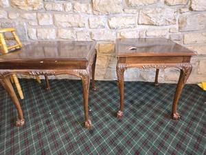 lot 27088 image: (2) Lane Wood End Tables