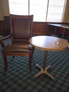 lot 27089 image: Side Table And Chair