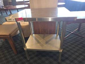lot 27098 image: Regency Stainless Steel Table