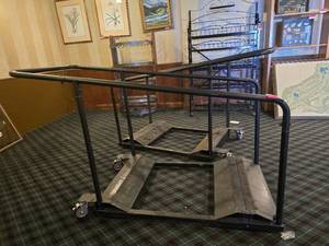 lot 27116 image: Lifetime Metal Cart For Round Event Tables