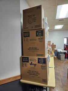 lot 36259 image: Assorted Boxes Of To Go Items