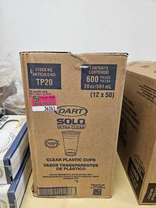 lot 36263 image: Dart Solo Clear Plastic Cups