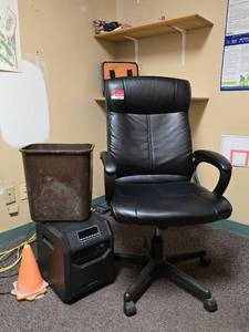lot 36275 image: Assorted Lot W Office Chair, Heater, and More