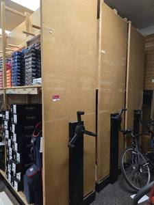 lot 36277 image: Mechanical Mobile Shelving
