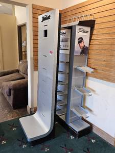 lot 36280 image: Assorted Lot W Various Free Standing Display Racks