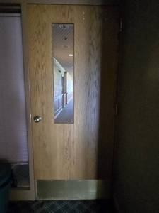lot 37455 image: WARNOCK HERSEY Fire Safe Door W Glass