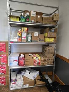 lot 37489 image: 4 Tier Industrial Shelving